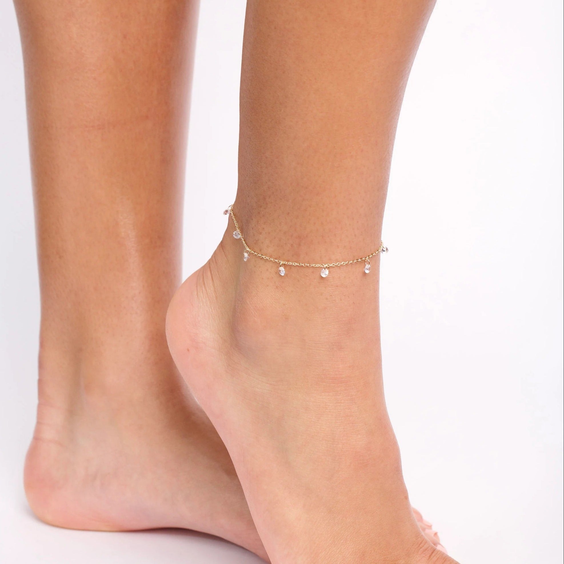 Amélie Sparkle Charms Anklet