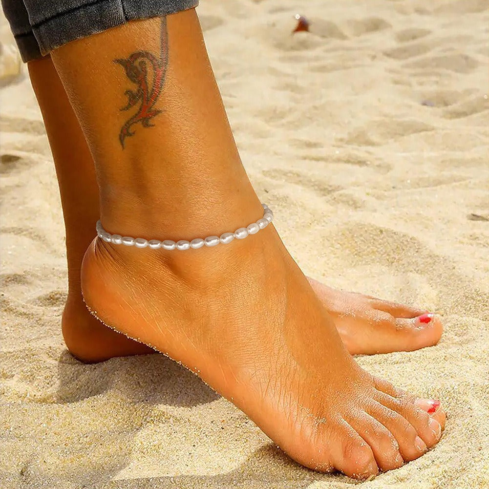 Olivia Freshwater Pearl Anklet