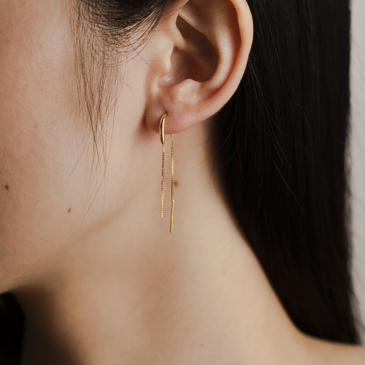 Camille Chain Drop Earrings