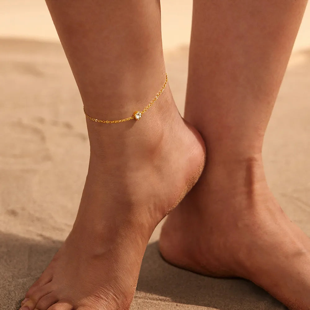 Éloise Crystal Anklet