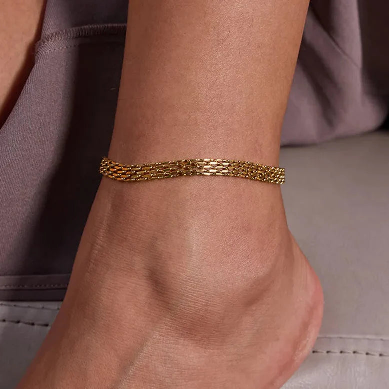 Imara Gold Chain Anklet