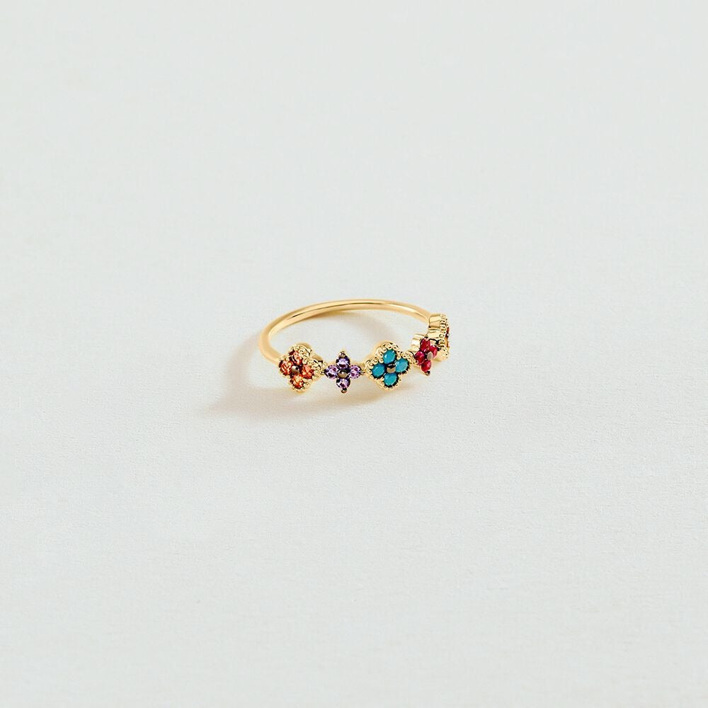 Aurélie Gold Cluster Ring