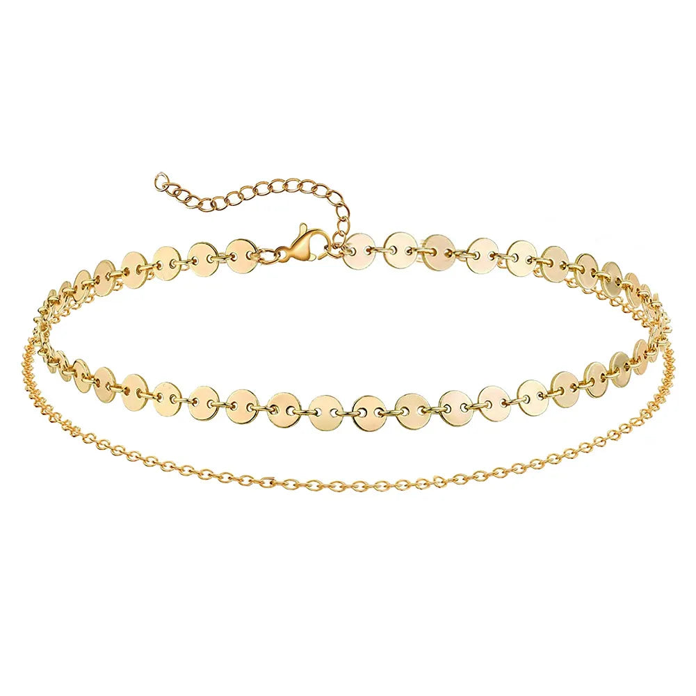 Eliane Disc Anklet