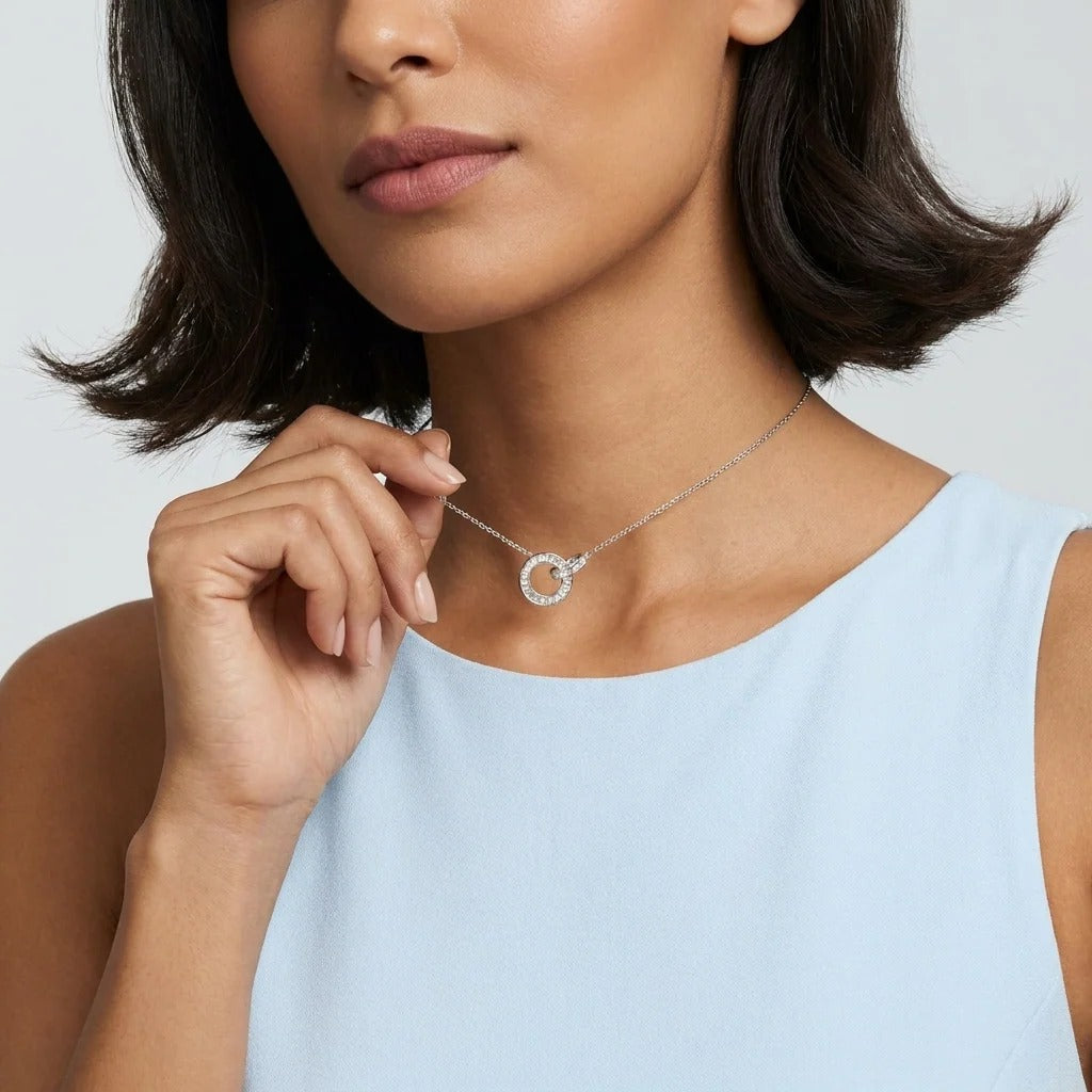 Amira Crystal Unity Necklace