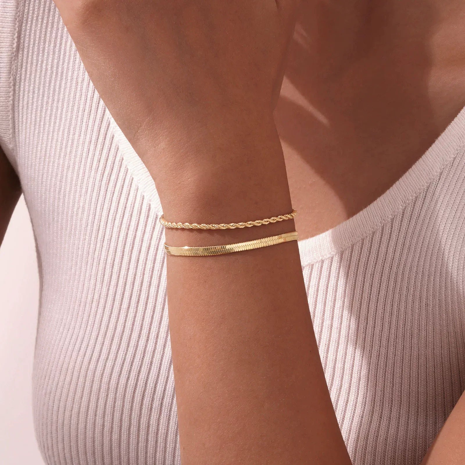 Eva Layered Chain Bracelet