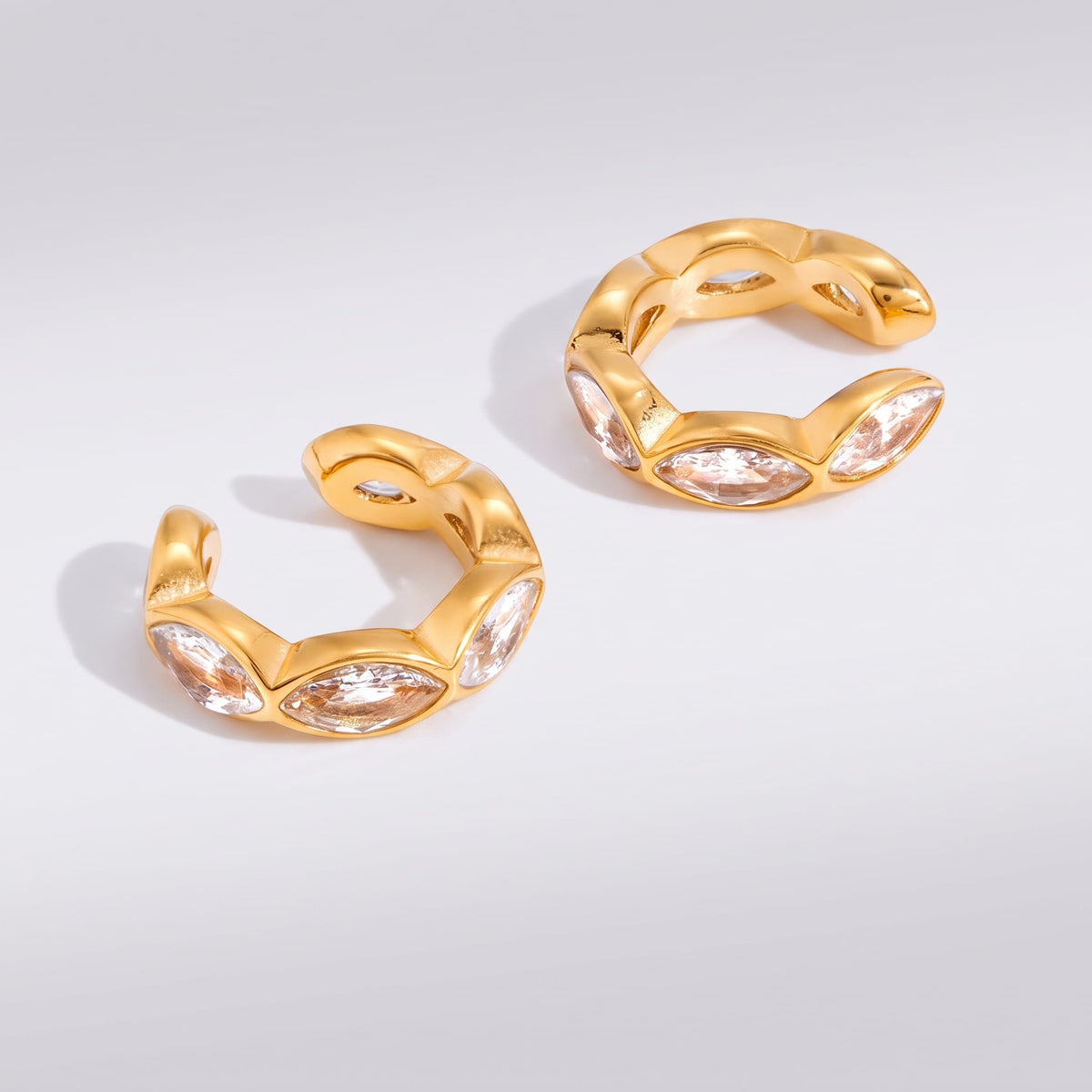Marquise Ear Cuffs