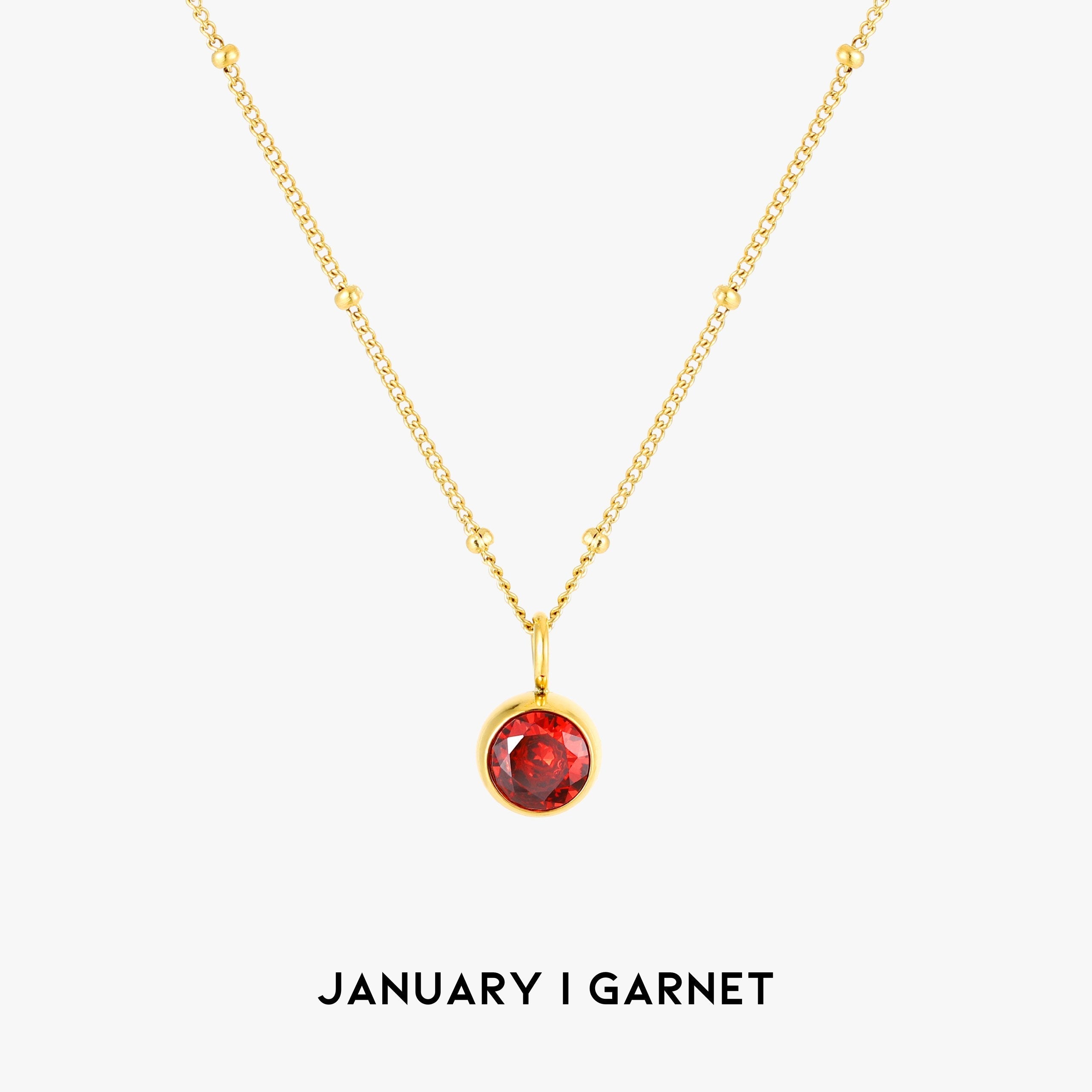 Amélie Birthstone Pedant Necklace
