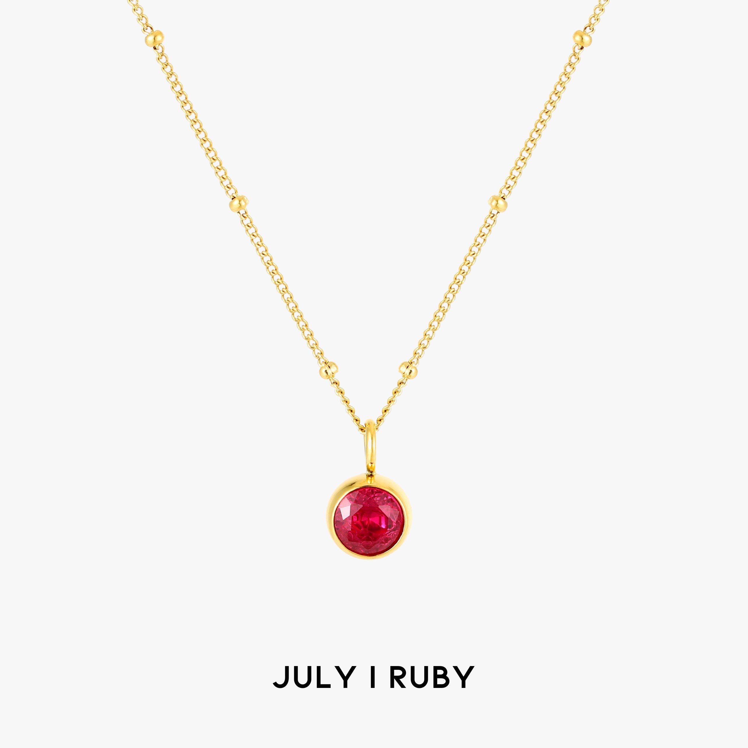 Amélie Birthstone Pedant Necklace