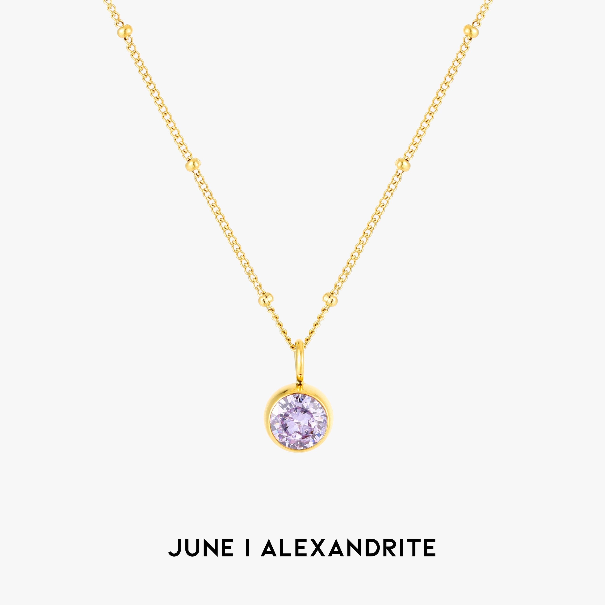 Amélie Birthstone Pedant Necklace