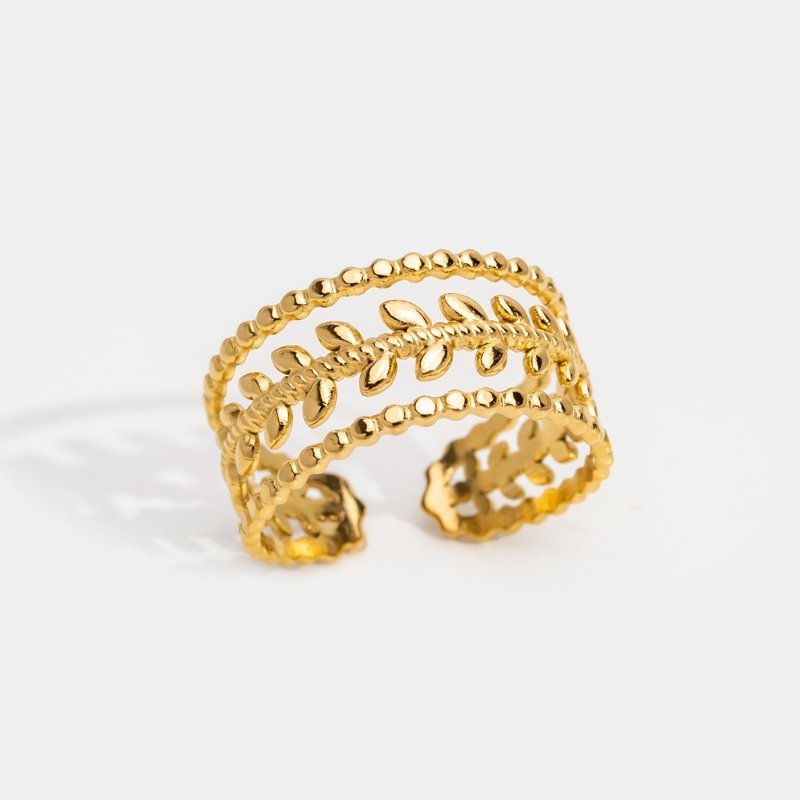 Maria Gold Leaf Ring
