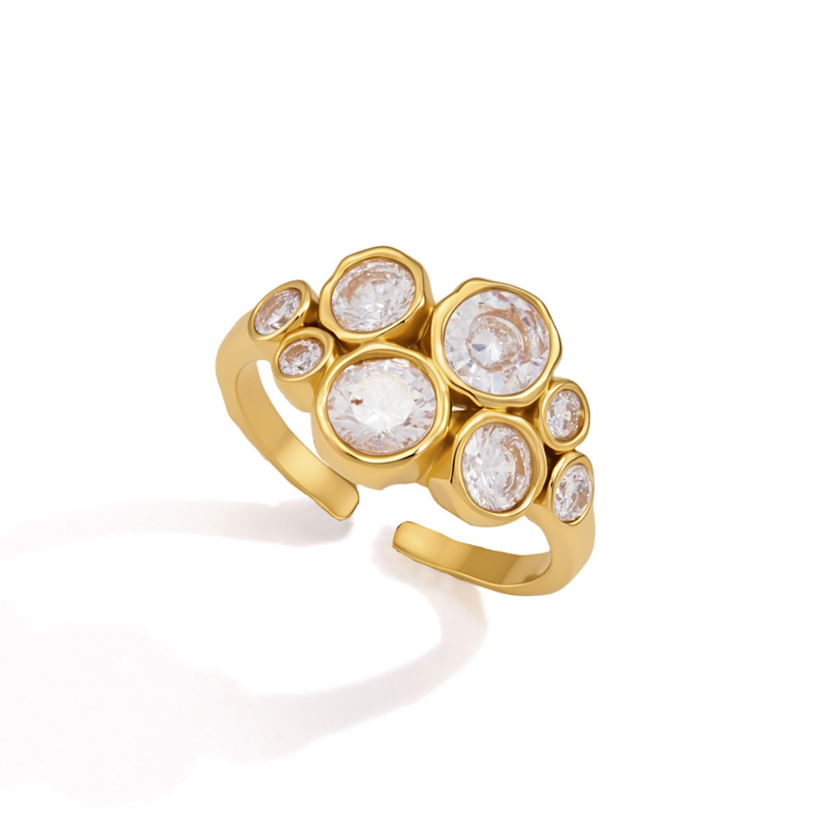 Bezel Cluster Ring