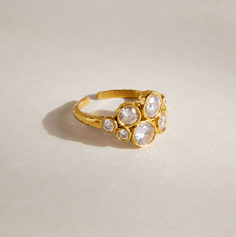 Bezel Cluster Ring