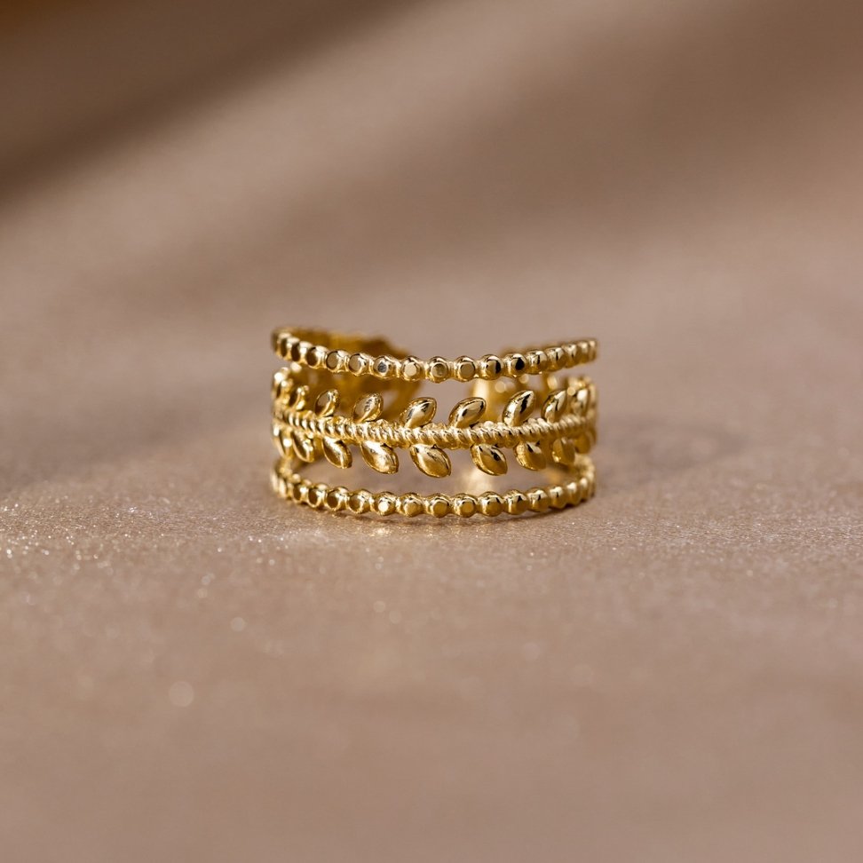 Maria Gold Leaf Ring
