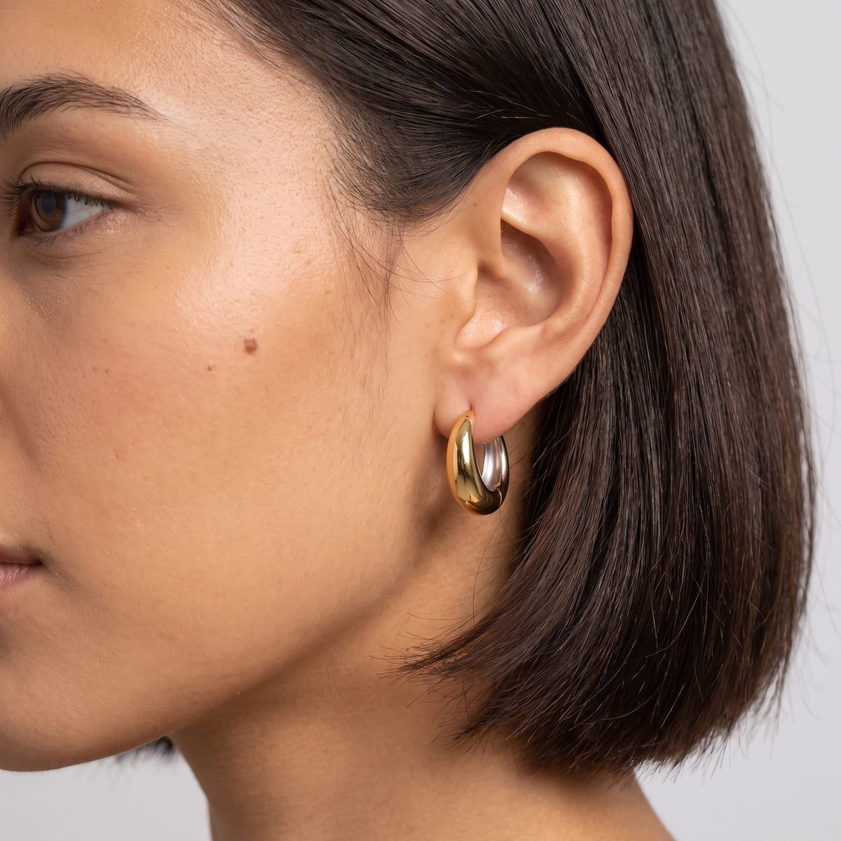 Two-Tone Dome Hoops