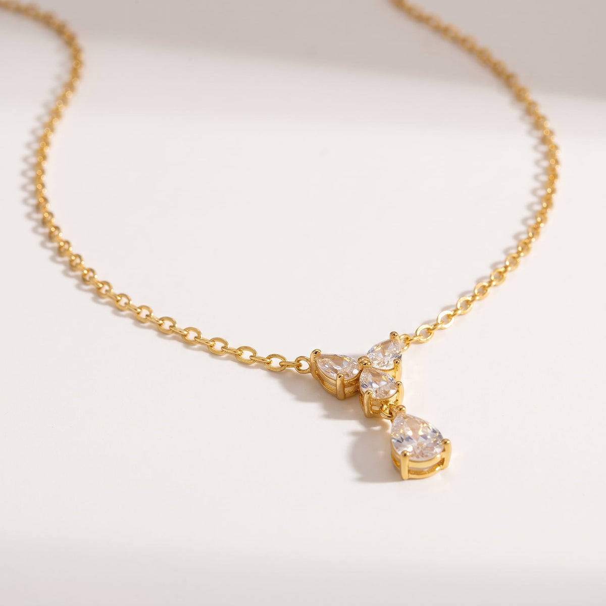 Teardrop Cluster Pendant