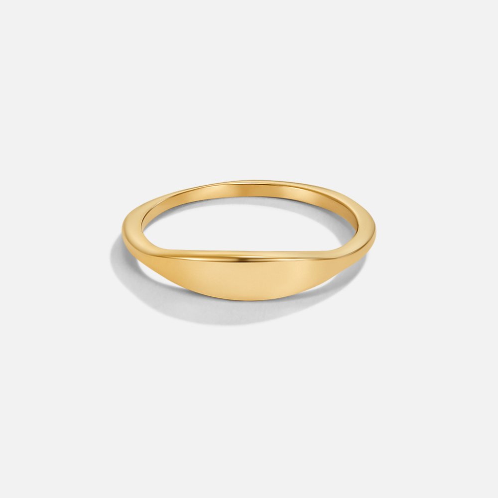 Élodie Minimal Signet Ring