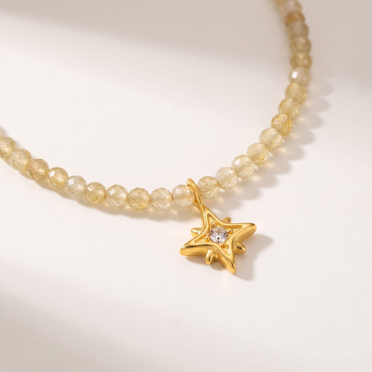 Faceted Bead Necklace