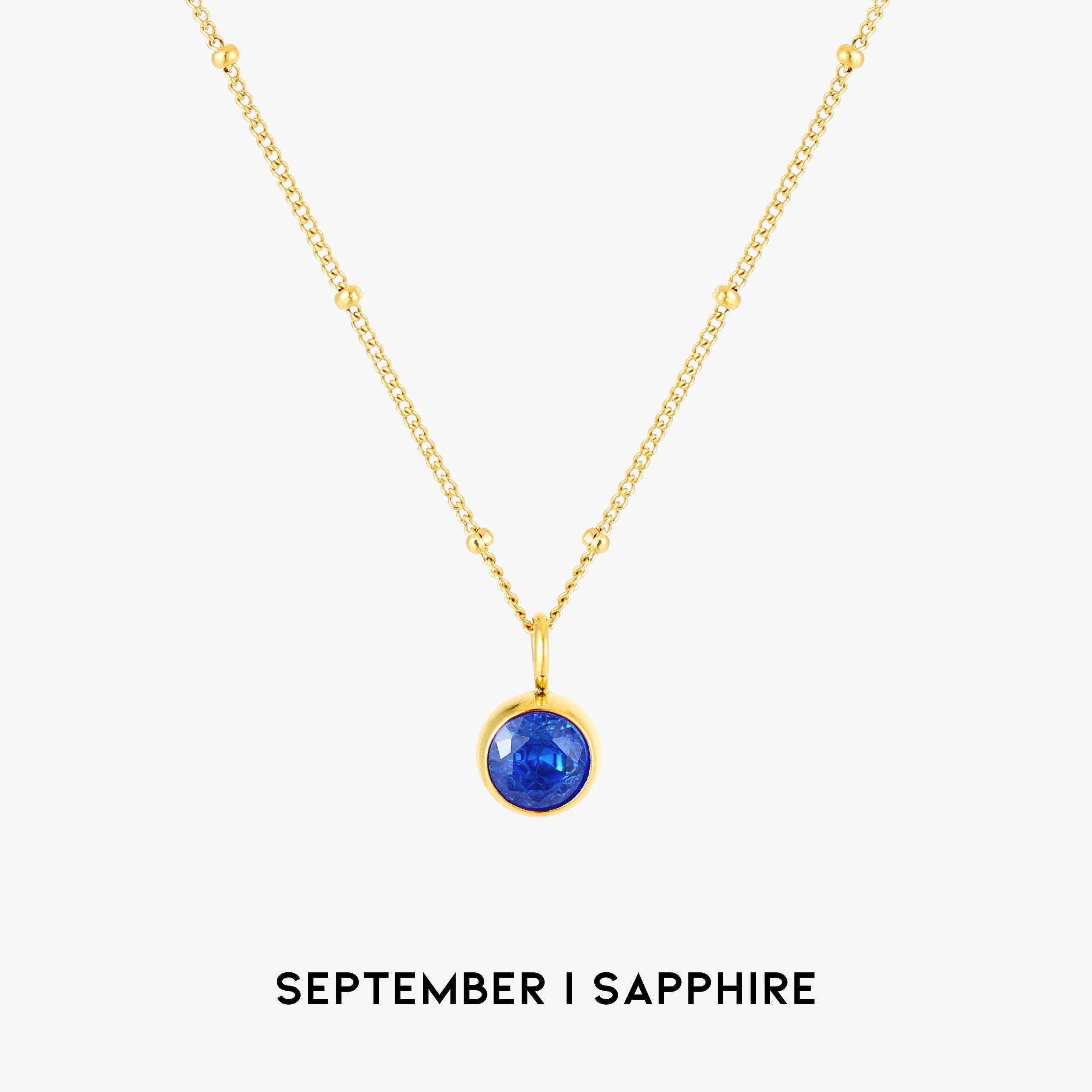 Amélie Birthstone Pedant Necklace