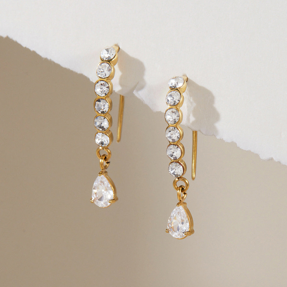 Crystal Drop Earrings