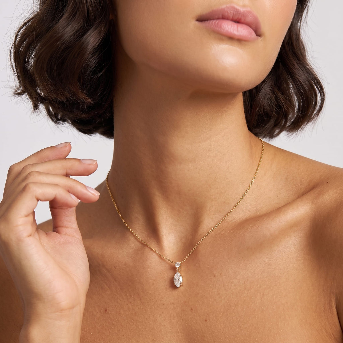 Marquise Drop Pendant